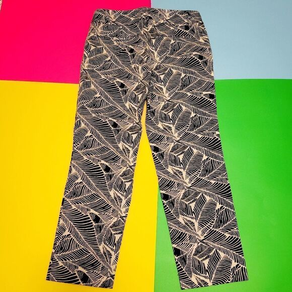 2/$20 Ann Taylor Loft original ankle zebra pattern dress pant - Picture 5 of 6
